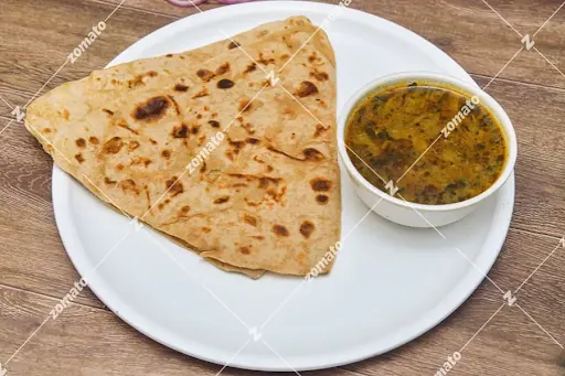 Plain Paratha Sabji