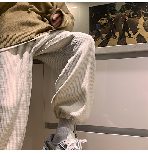 Title 7, Japanese Student Couple Casual Pants offering c...