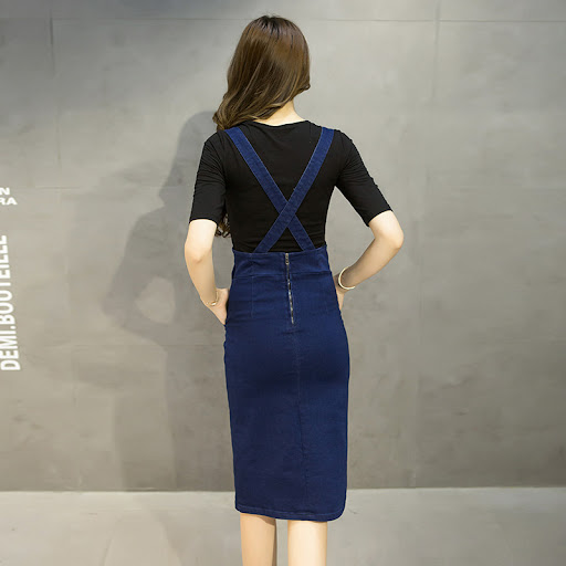 Title 6, Slim Slim Mid-length Sling Bag Hip Skirt, a sty...