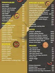 Alhamdulillah Food Corner menu 1