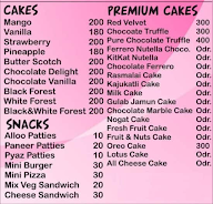 Cake Wale Bakery menu 2