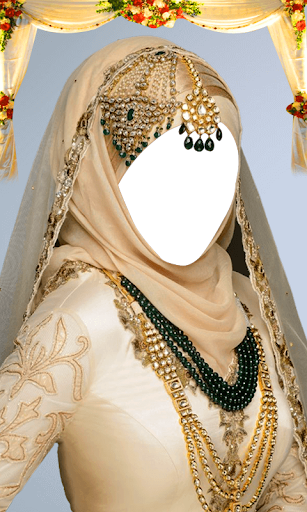 Muslim Hijab Wedding Gown Photo Montage
