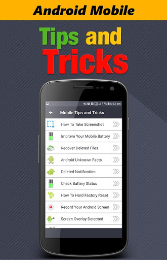 Screenshot Mobile Tips & Tricks: Android