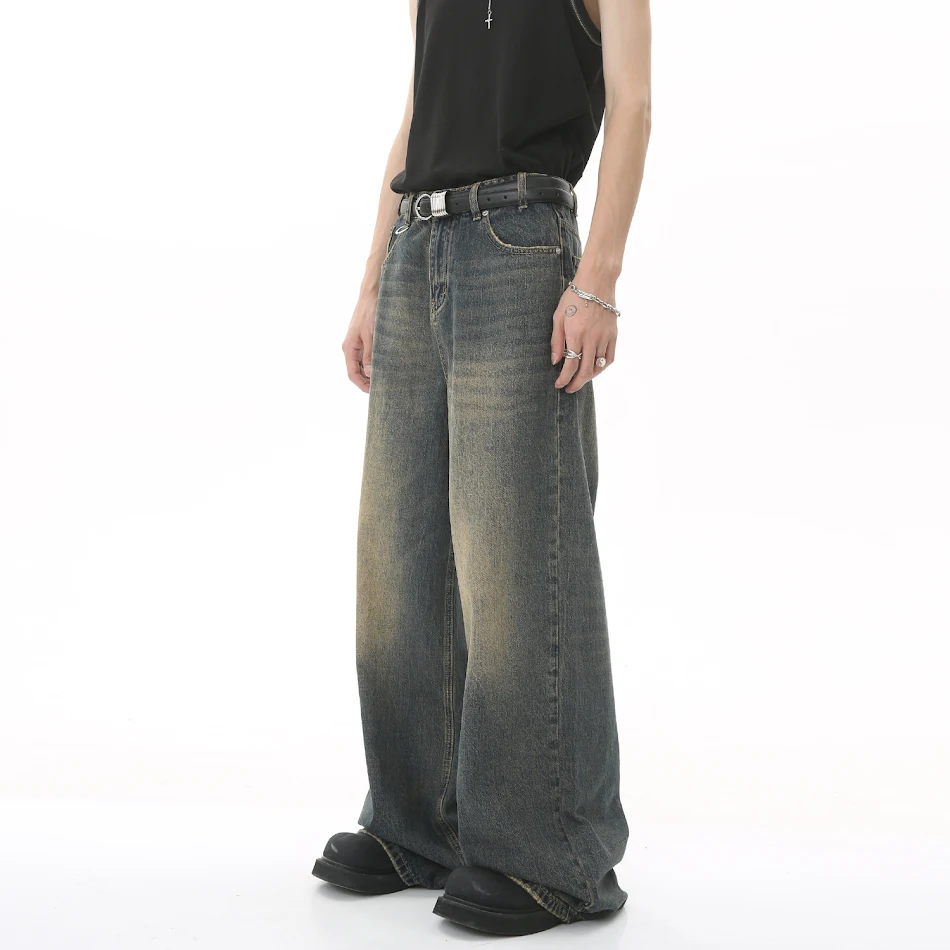Jeans retro sueltos unisex para hombre y mujer perfectos para un look casual y cómodo con un estilo vintage relajado y moderno para tu día a día.