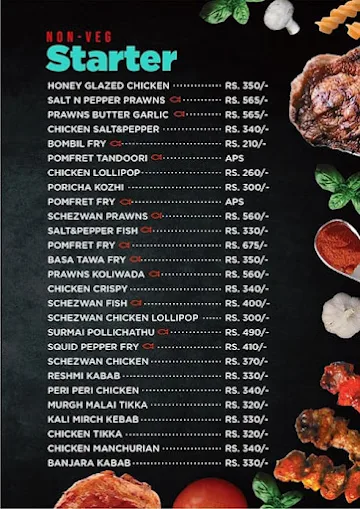 Royal Rasoi Marina menu 