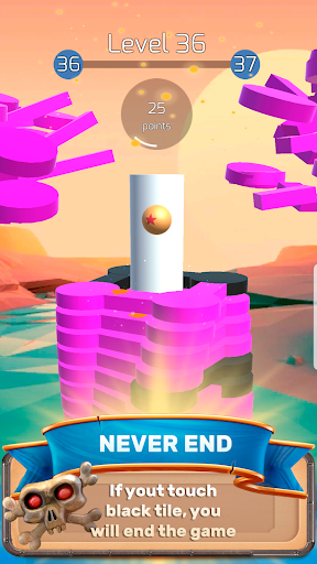 The Stack Tower  Ball Fall game 3d stick blocks ☄