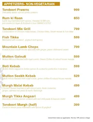 Diwan - Indian Restaurant & Bar menu 3