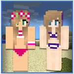 Cover Image of Download Bikini Girls Skins for Minecraft PE 3.1.1 APK