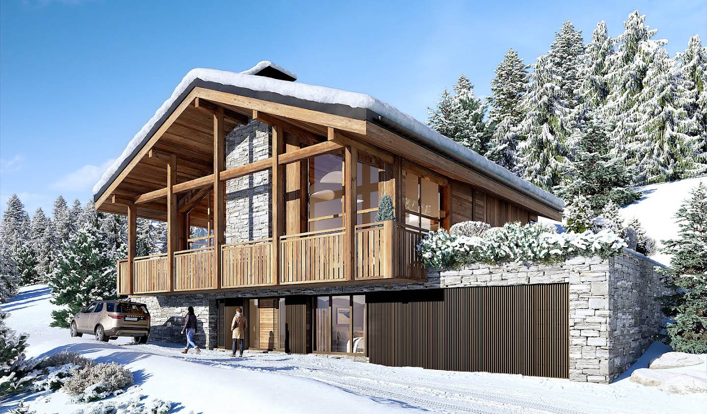 Chalet with panoramic view and terrace Les Gets