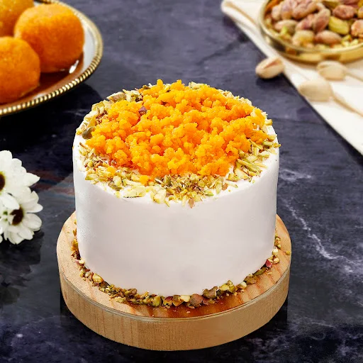 Delish Motichoor Ladoo Mini Cake