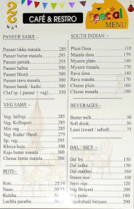 2 Way Cafe & Restro menu 3