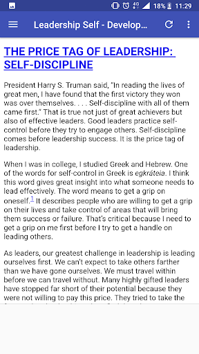 Leadership Self - Development