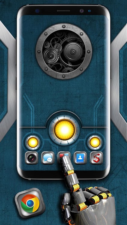 Mechanical Metal Themes Hd Wallpapers 3d Icons By Cool Launcher Themes 3d Wallpaper Background 19 Android Apps Appagg