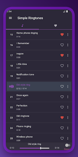 Screenshot Simple Ringtones