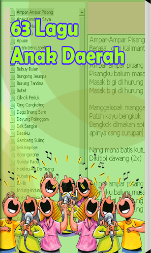 63 Lagu Anak Daerah