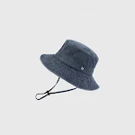 Washed Solid Color Navy Blue