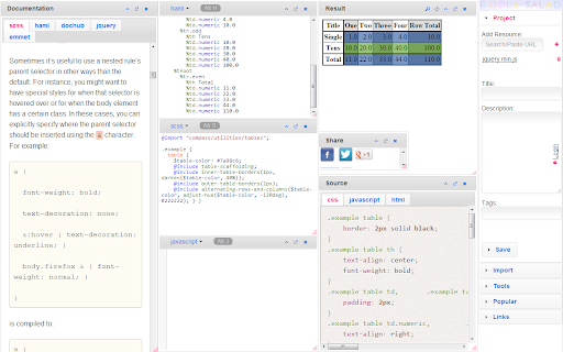 Compass SCSS Editor