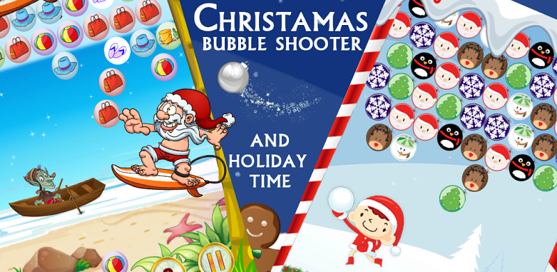 Christmas games Bubble shooter