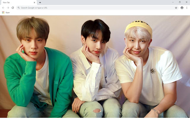 RM & Jin BTS Wallpapers and New Tab