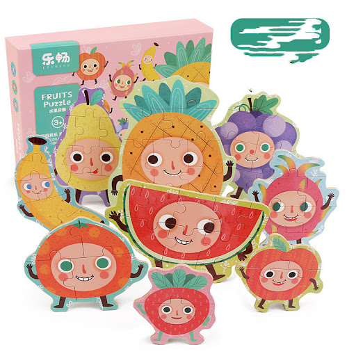 Title 2, Wooden Puzzle Childrens Educational Intelligen...