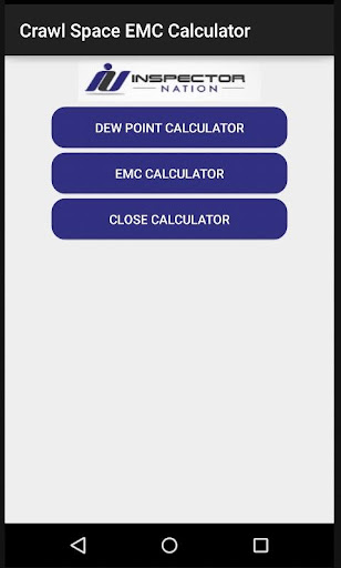 Crawl Space EMC Calculator