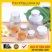 Hũ Hộp Chiết Mỹ Phẩm 5G, 10G, 15G, 20G, 30G, 50G Thủy Tinh Mờ Siêu Rẻ Hủ Đựng Kem, Chiết Mỹ Phẩm Du Lịch