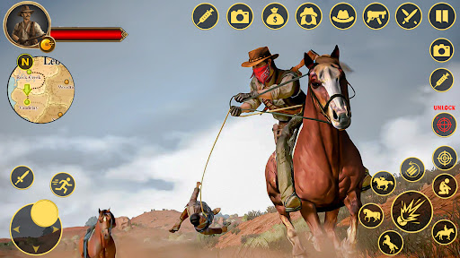 Screenshot West Cowboy Horse Riding Games