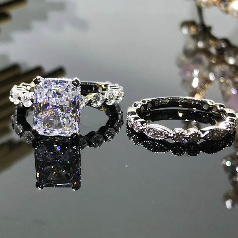 Title 7, Ensemble de bagues en argent sterling 925 avec ...