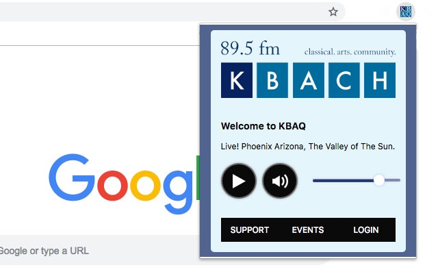 KBAQ Classical Music Player