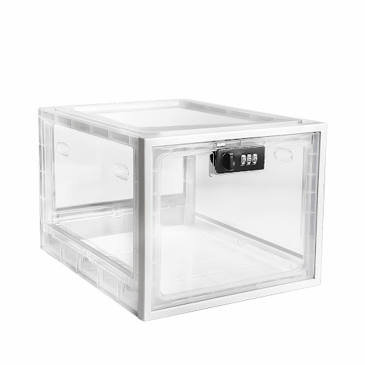 Title 6, Food Transparent Storage Box for Medicine, Mobi...