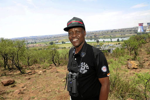 Raymond Rampolokeng is a professional bird guide for tourists and an enterpreneur with a wealth of experience in and around Soweto and Gauteng. / Veli Nhlapo