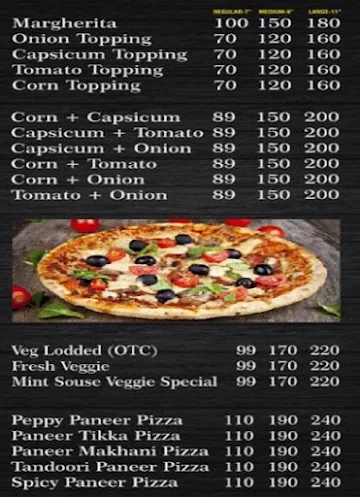 Mr. Pizza menu 