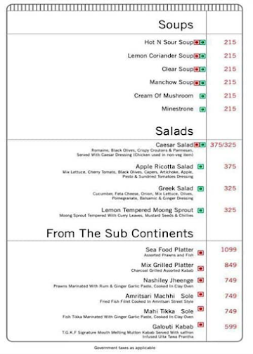 Qizo menu 