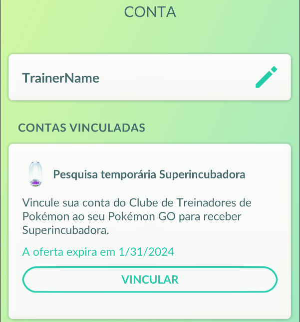 Vincule e valide sua conta do Clube de Treinadores de Pokémon e ganhe uma  Superincubadora e 1.000 Poeiras Estelares – Pokémon GO