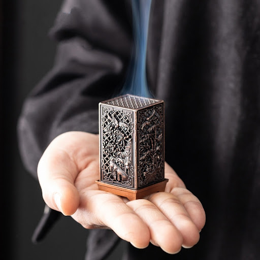 Title 4, Hollow Lotus Furnace Mini Porous Lotus Lamp Bos...