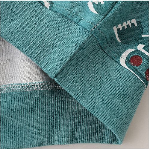 Title 10, Cartoon printed childrens round neck sweater c...