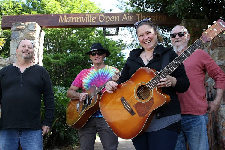 Four Winds Music Club members, from left, Kevin Abraham, Alasdair Gillies, Claire Venn and Doron Blackman