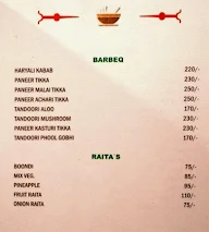 Prema Delight menu 2