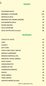 Sarvam Restaurant menu 1