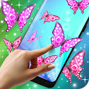 Download Pink Sparkly Butterflies on Screen Install Latest APK downloader