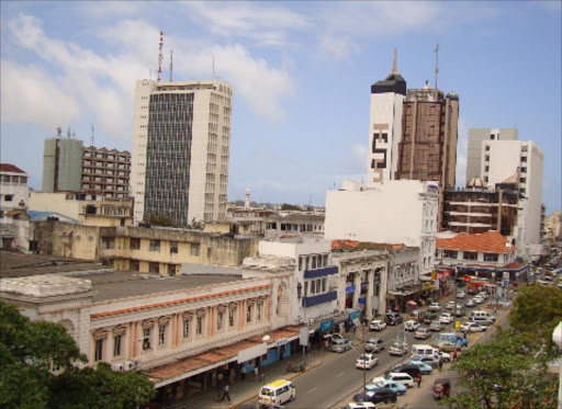 A bird eye view of Mombasa town