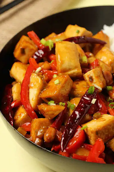 Sriracha Kung Pao Tofu