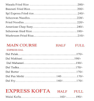 Veg Express Dhaba menu 3