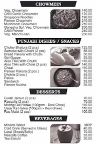 Ganesha Sweets and Restaurant menu 6