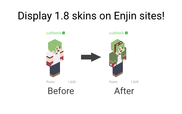Enjin Minecraft Avatar Fix Preview image 0