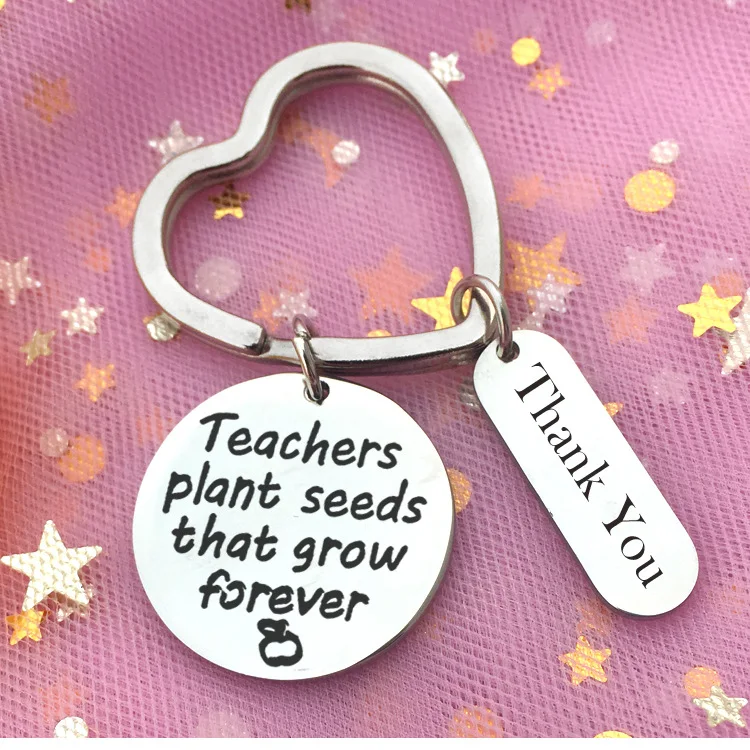 Chaveiro para Professor(a) de Aço Inoxidável em Inglês Um presente perfeito para homenagear ou agradecer a professores de inglês