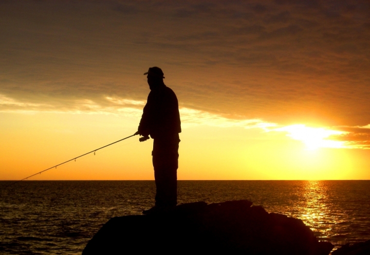 Fishing sunset di Daniele M