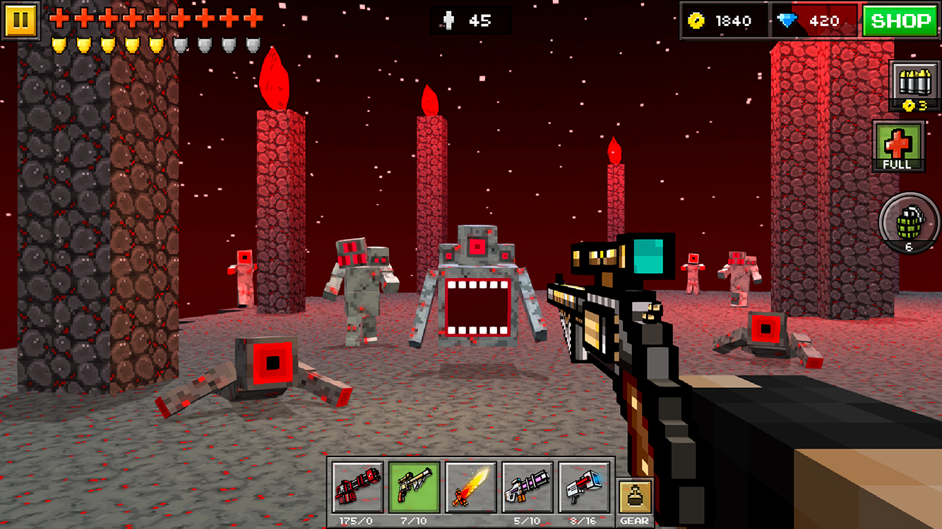 Pixel Gun 3D: captura de tela