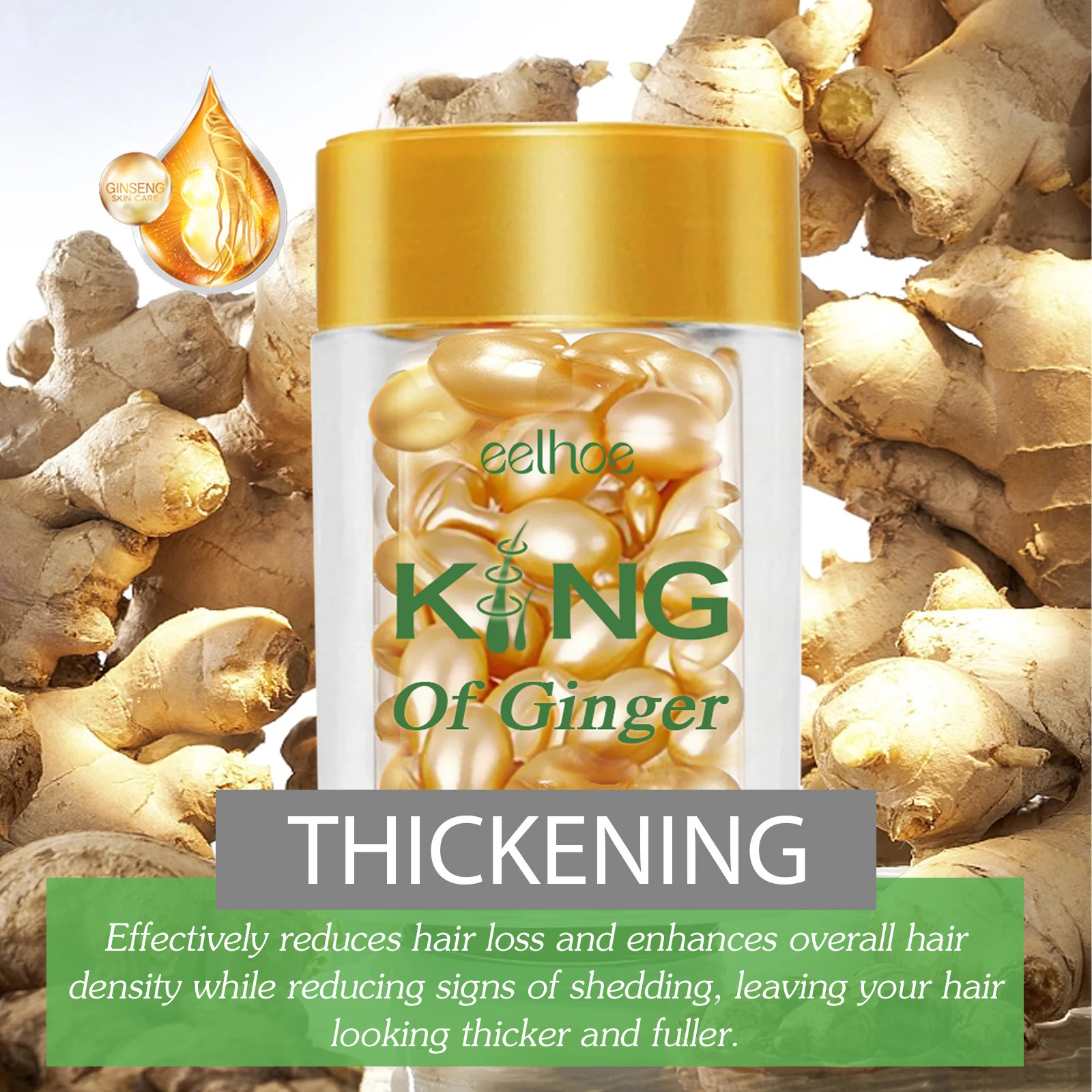 Title 4, Aceite nutritivo para raíces del cabello, hidra...