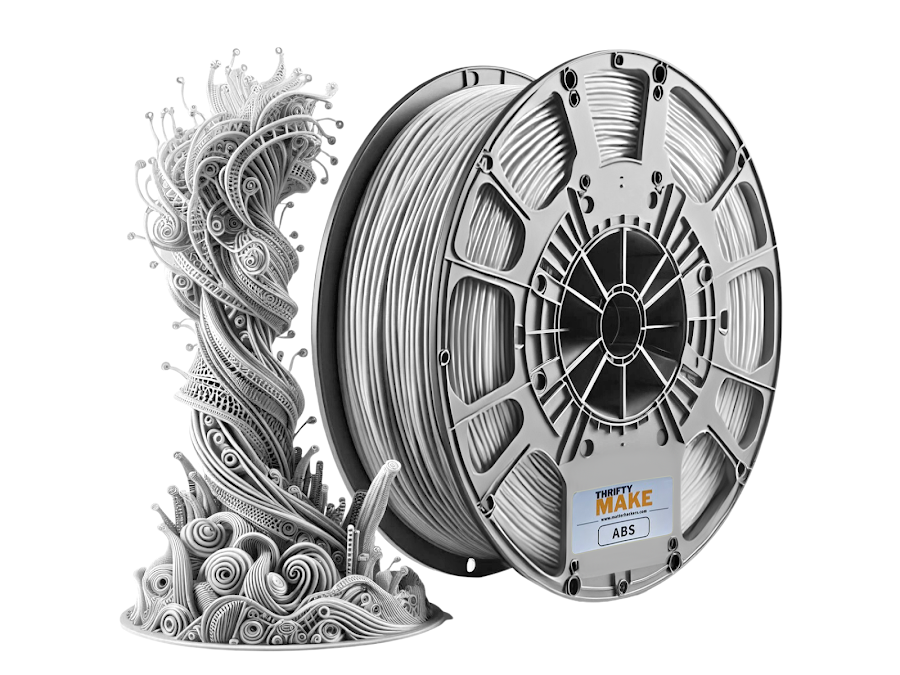 ThriftyMake Silver ABS Filament - 1.75mm (1kg)